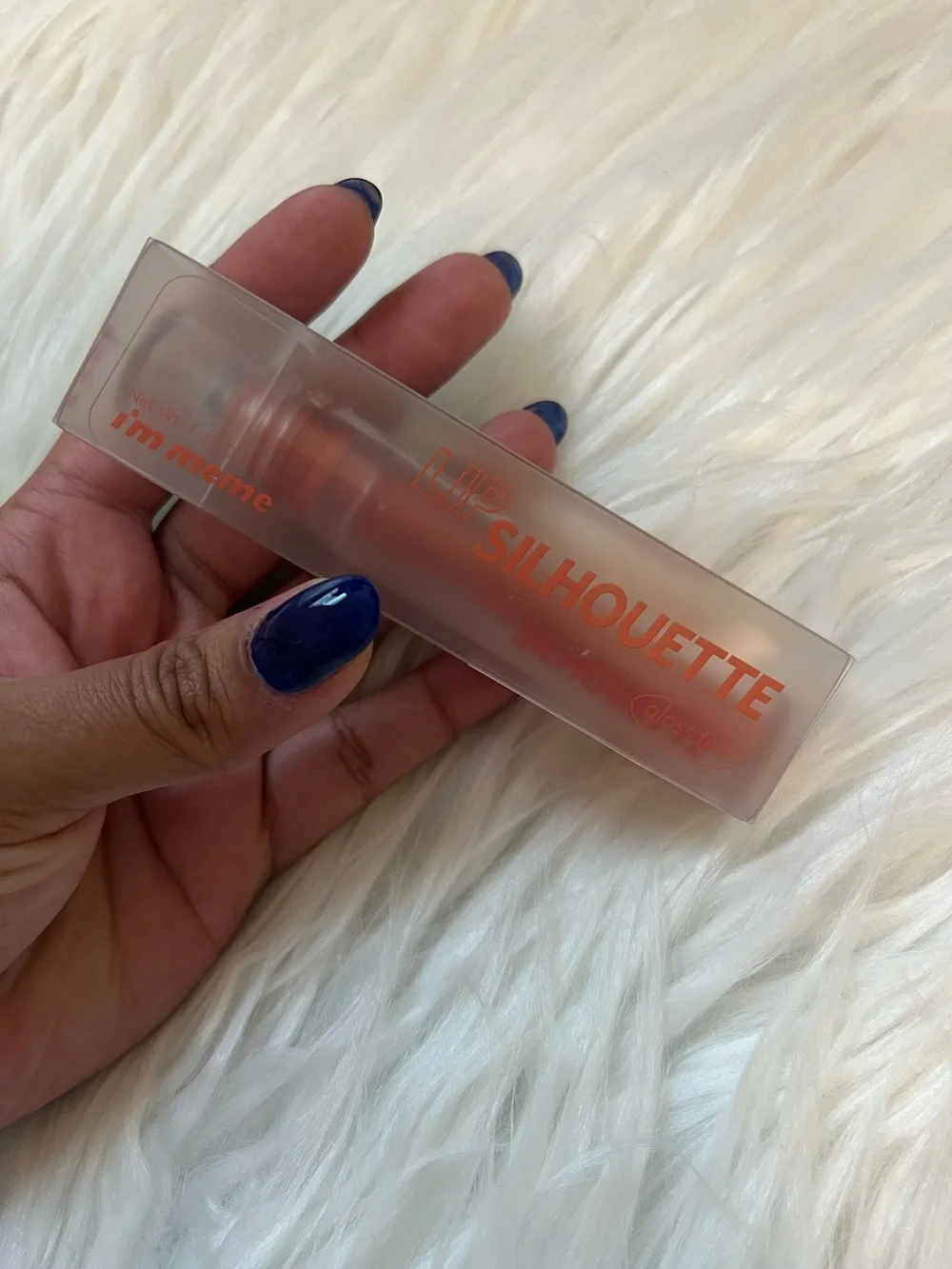 5/$35 NWT I'M MEME LIP SILHOUETTE GLOSS TINT 02 NEWTRO CORAL
